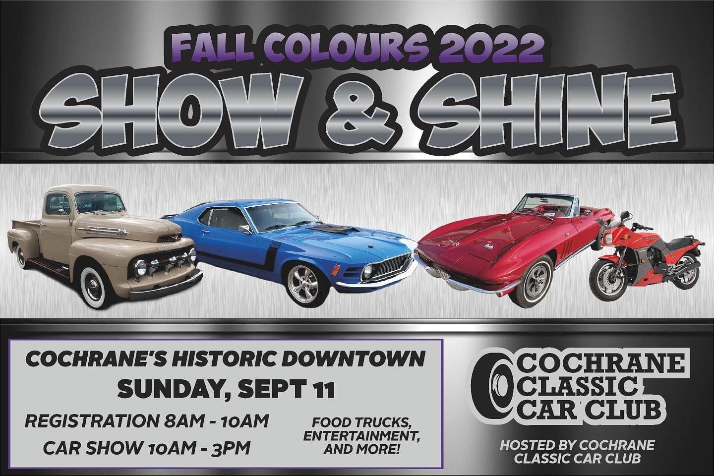 Car Show Historic Downtown Cochrane